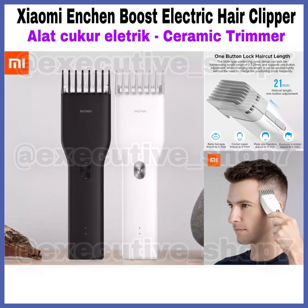 Xiaomi Enchen Boost Electric Hair Clipper - Alat Cukur Elektrik