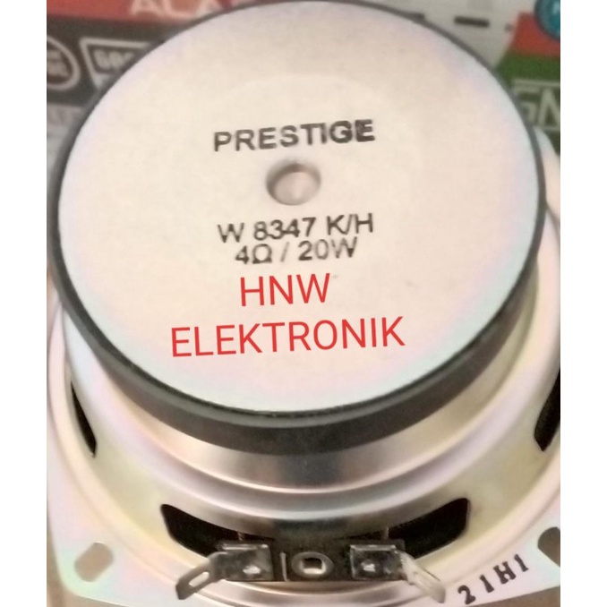 speaker woofer 4 inch 4 in W 8347 Prestige magnet tebal W 8347 20W