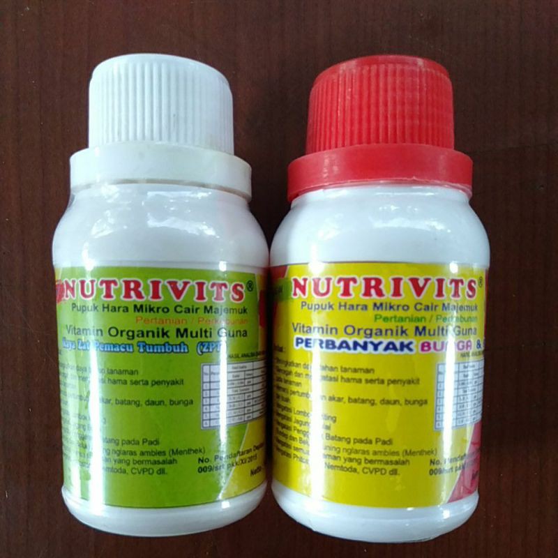 Jual Nutrivits Pupuk Hara Mikro Cair Pertanian Perkebunan Ml