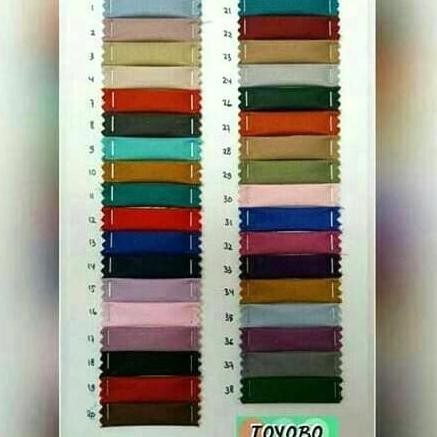 Kain katun toyobo/bahan katun toyobo polos