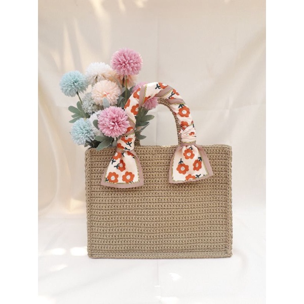 ZessaShu - YOURA TOTE BAG  1001/Tas rajut/tas wanita