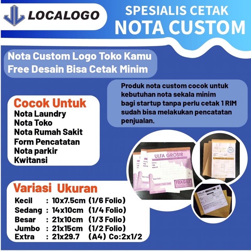 

NOTA CUSTOM 1/3 FOLIO ( FULL COLOR)