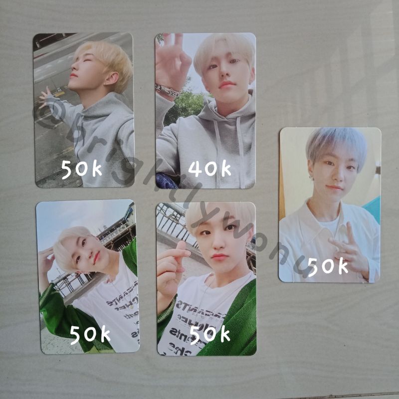 hoshi seventeen photocard