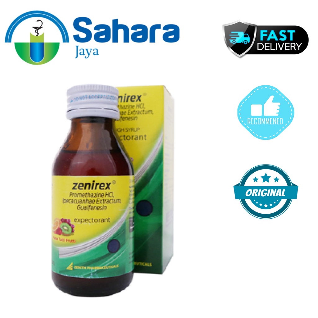 [SJ] Zenirex Expectorant Sirup 60 ml / ZENIREX SIRUP / ZENIREX SYRUP