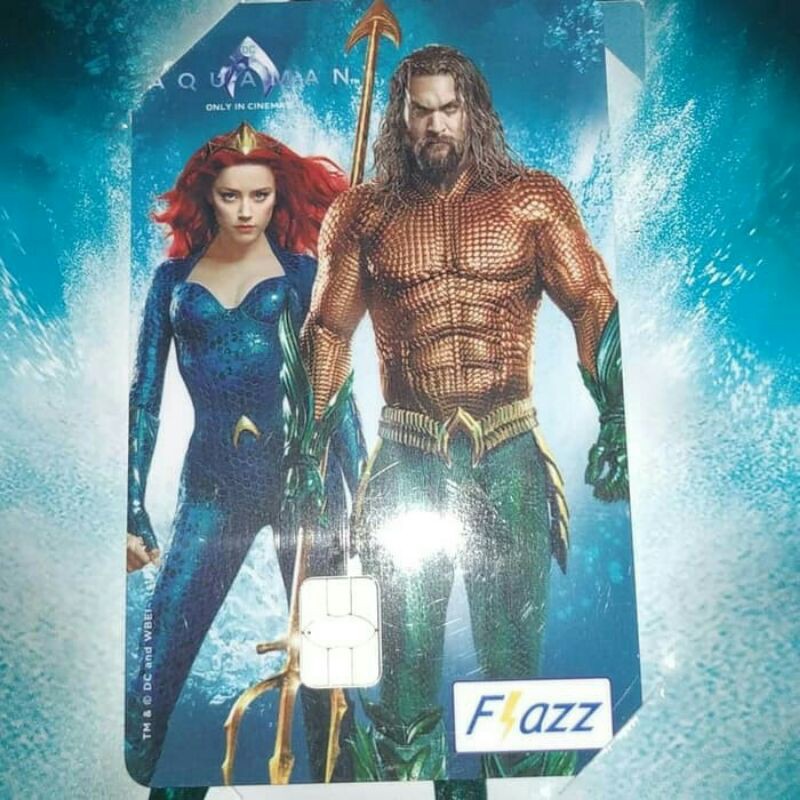 Flazz BCA Seri AQUAMAN ORI /Like eTOLL eMONEY Tapcash or Brizzi