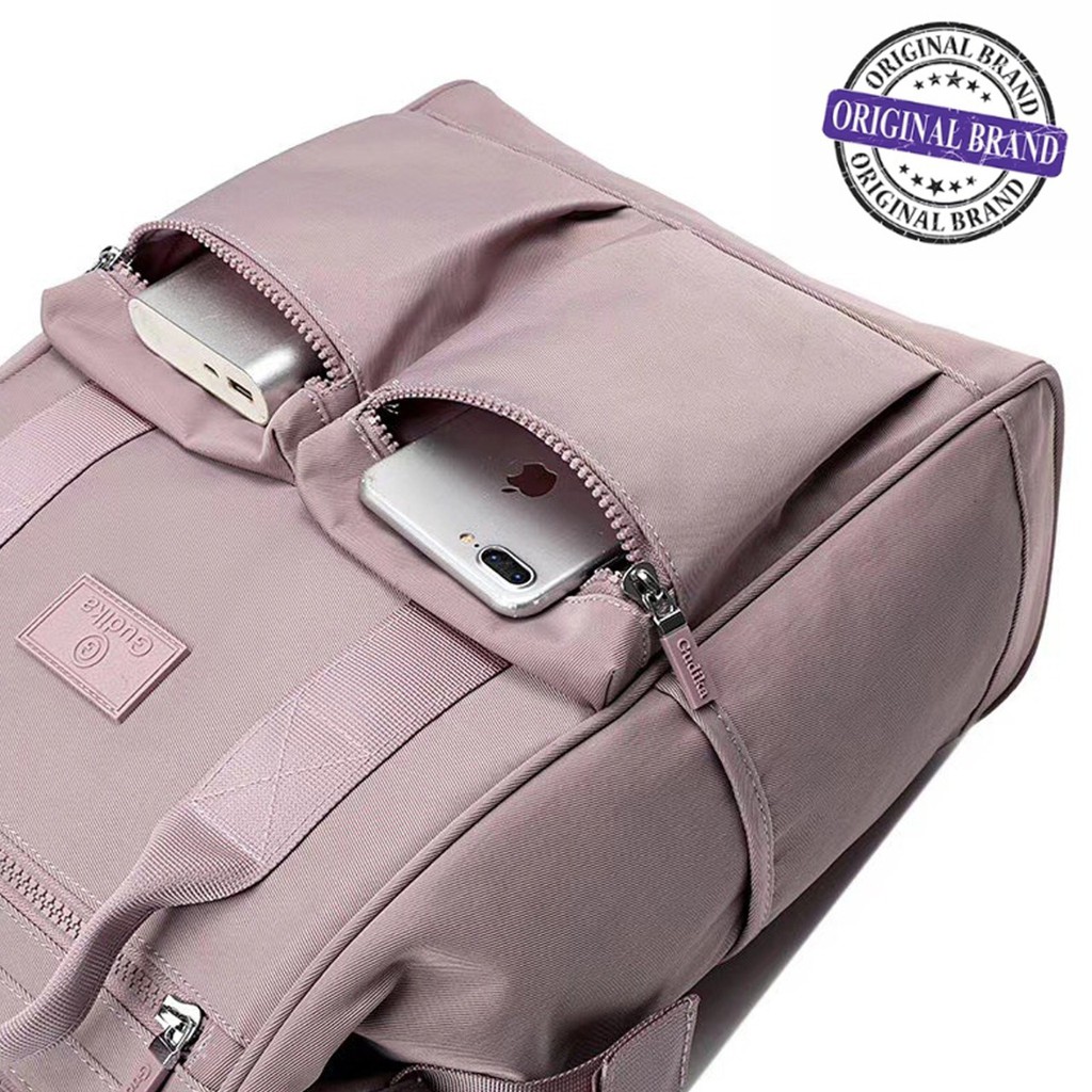 GUDIKA 5179 - Tas Ransel Laptop Wanita Kekinian Import Original Terbaru Bahan Nilon Waterproof Anti Air Premium Korea bisa muat banyak barang banyak slot kocek terlaris - tas wanita - tas cewek - tas kerja - tas laptop - rangsel - gudika bag - tas gudika