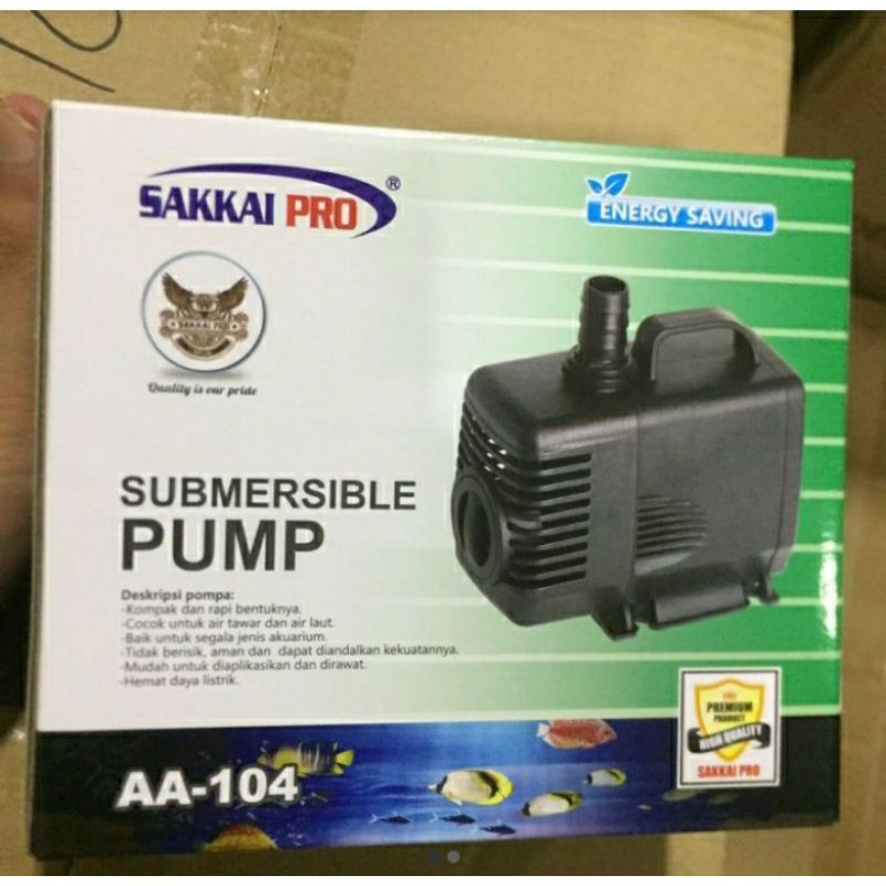 SAKKAI PRO AA-104/ AA 104 SUBMERSIBLE PUMP POMPA AQUARIUM CELUP WP104