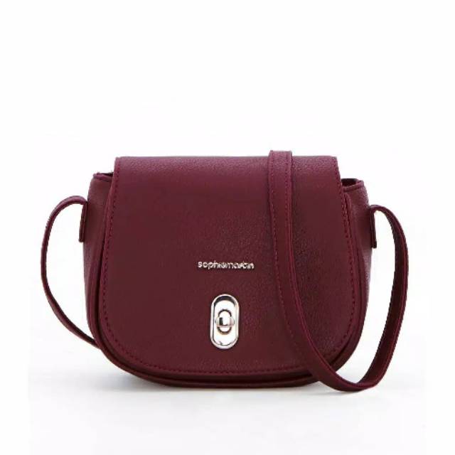 SOPHIE MARTIN PARIS - TAS SELEMPANG WANITA ALAQUA MAROON T5624M2