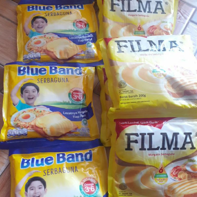 

Margarine /Mentega/Blueband/Filma/Forvita 200 Gram