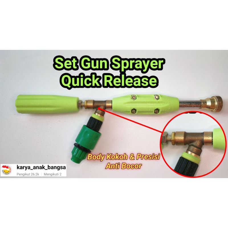 🈂️ Set  Gun Sprayer Quick Release Made in Japan Stick Power Sprayer