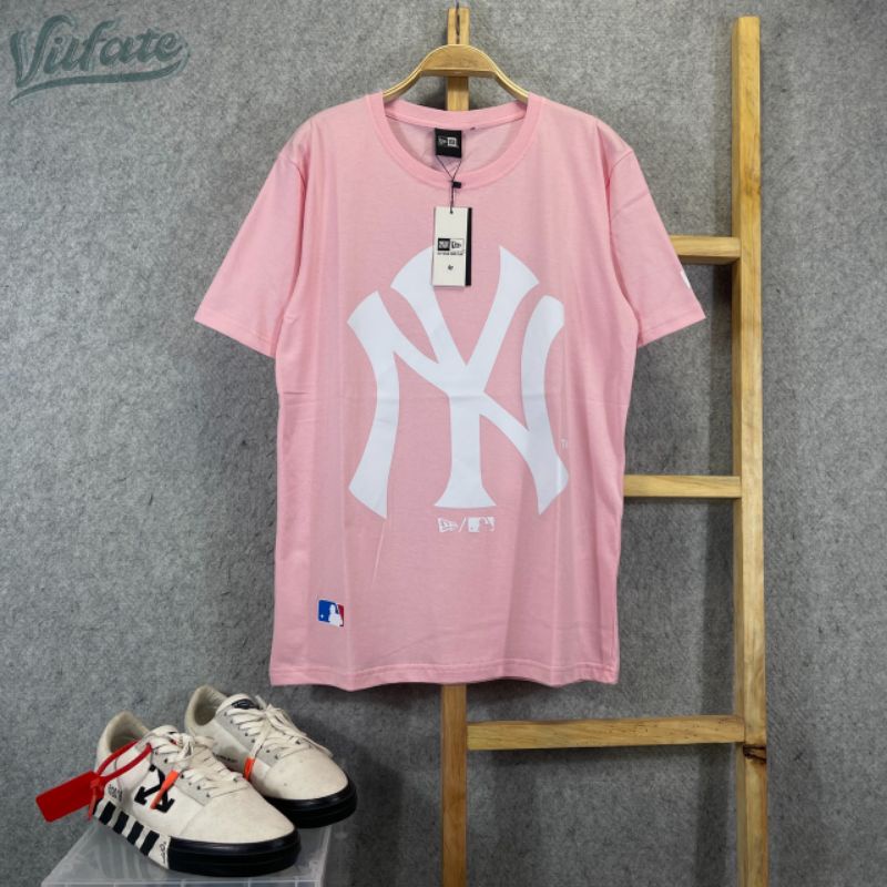 KOAS TSHIRT NY YANKEES LOGO BIG PINK AUTHENTIC PREMIUM