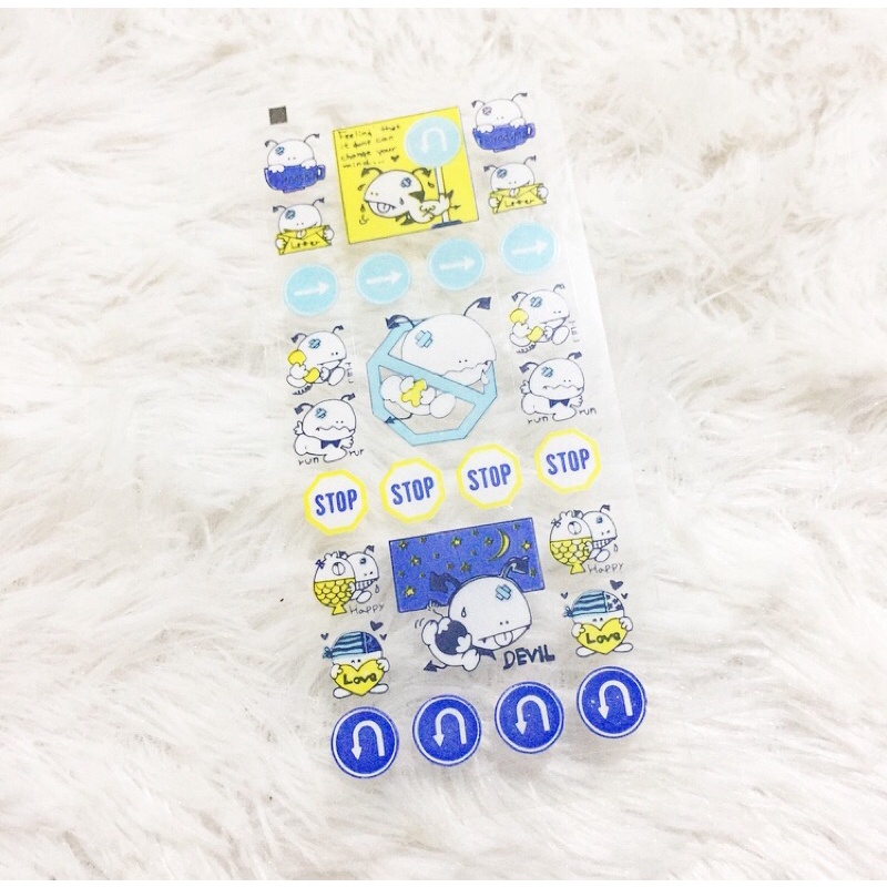 

Sticker Devil Original Korea Import Unik Scrapbok Jurnal Harian Daily Diary