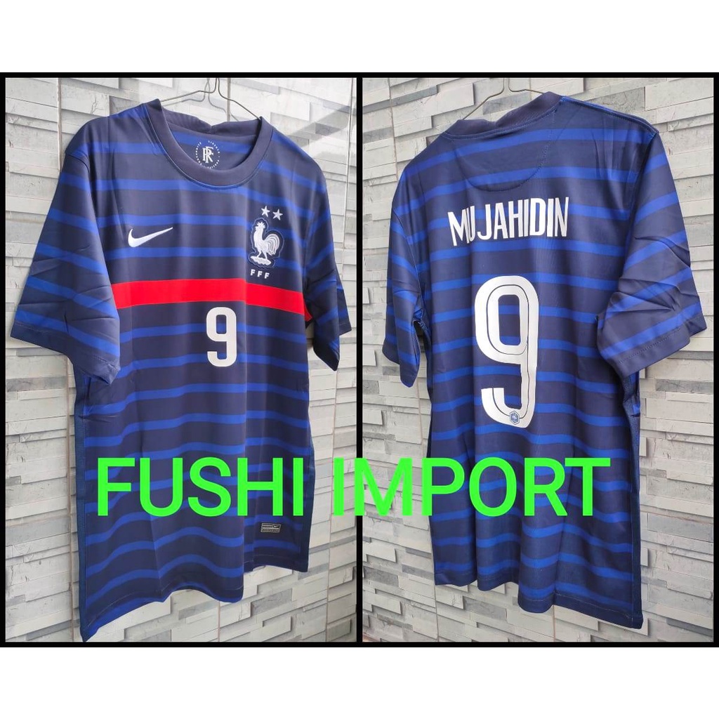 HQ JERSEY BOLA PERANCIS HOME 2021 EU FRANCE GO HQ IMPORT