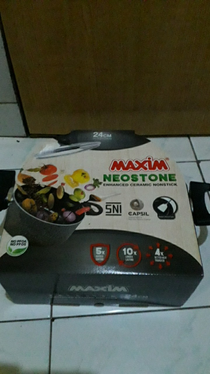 Maxim Neostone Dutch Oven/panci Anti Lengket/panci Maxim Neostone /maxim Neostone