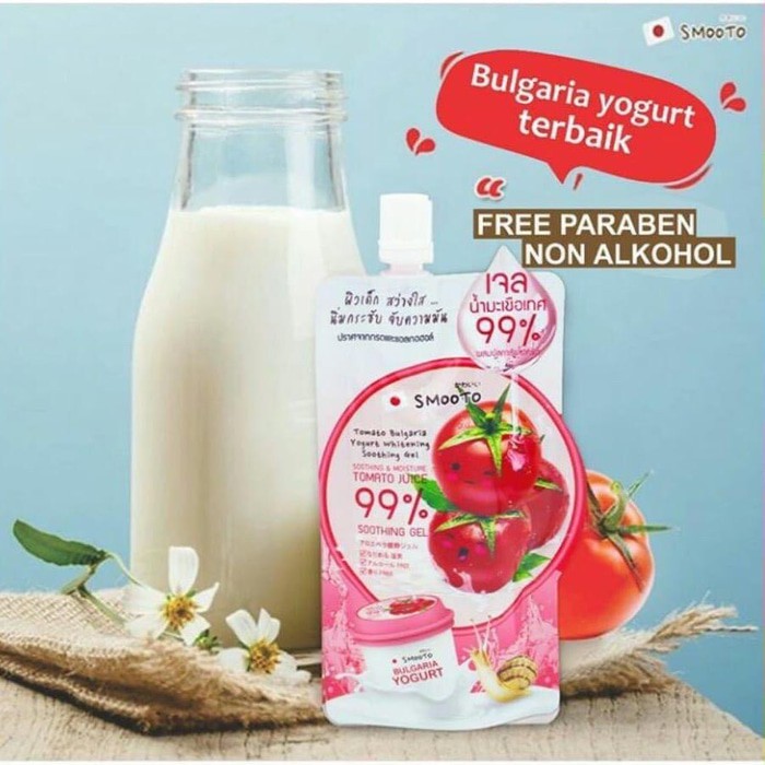 Smooto bulgaria yogurt whitening soothing gel