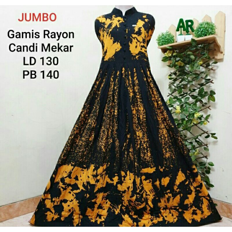 Gamis twill rayon candi mekar