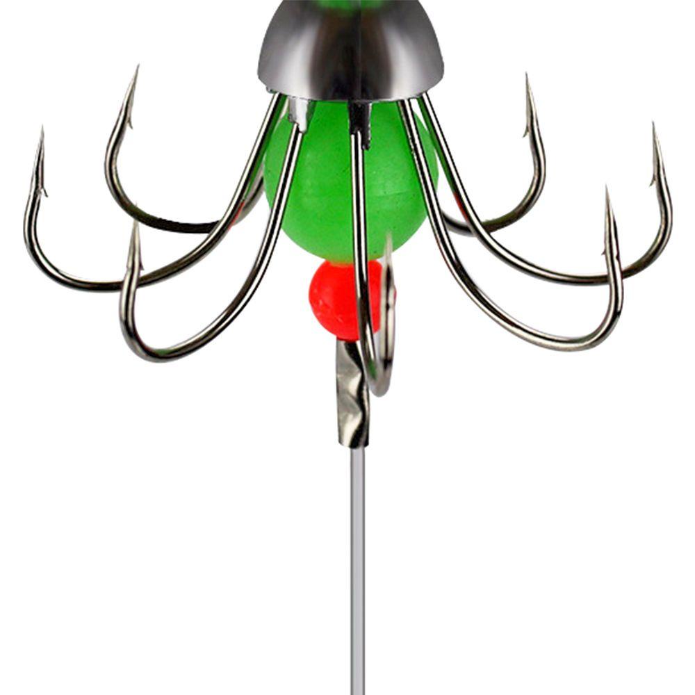 Preva Squid Hook Luminous Night Fishing Memimpin Memancing Alat Pancing String Hook