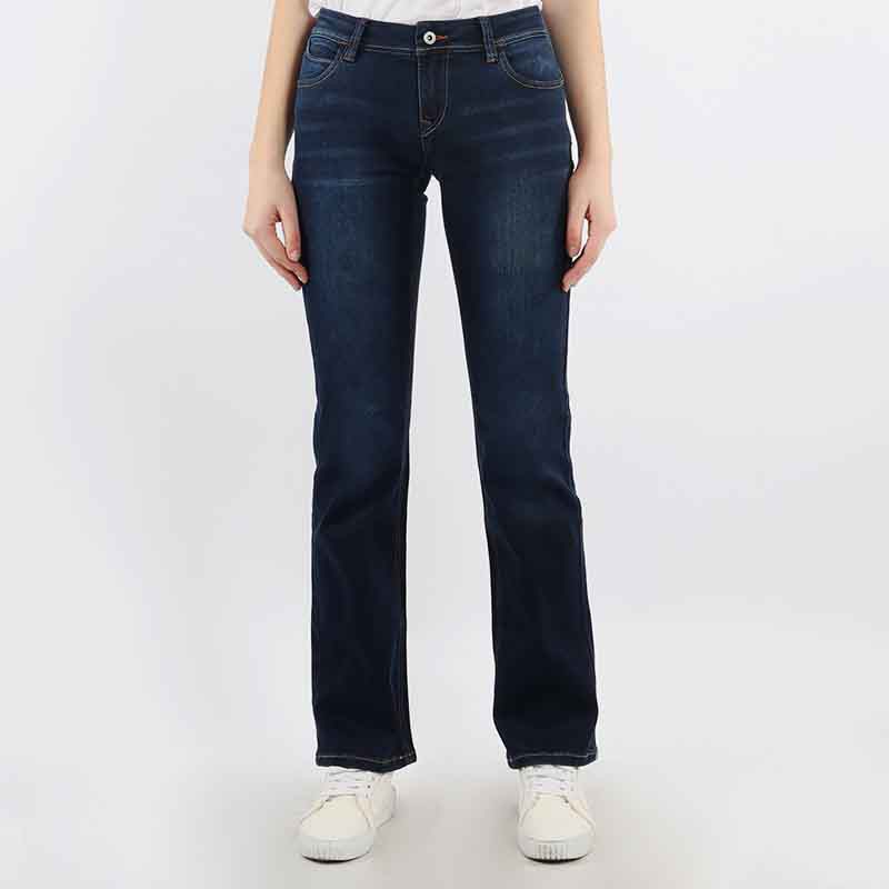  Celana  Jeans Wanita Panjang Cutbray  High Waist  City Jeans 