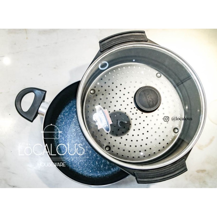 MAXIM GALAXY 24 cm Dutch Oven - Panci Dutch Oven with Steamer 24 cm