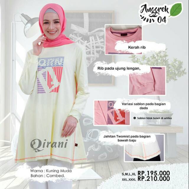 Tunik QIRANI anggrek 04