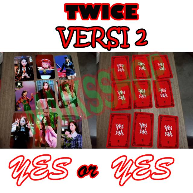 Twice Yes or Yes Photocard Kpop