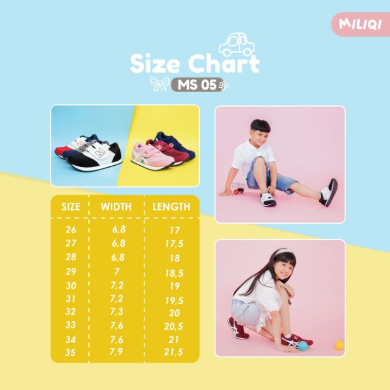 READY STOK sepatu Ms-05 Miliqi /sepatu anak terbaru /sepatu anak terkini