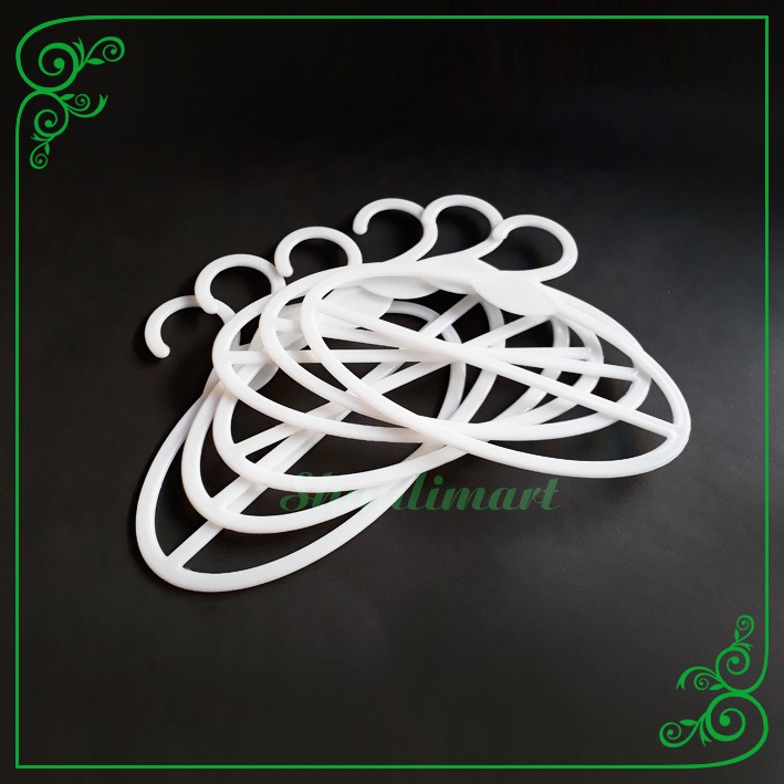 Hanger Jilbab Hijab Oval Gantungan Display Kerudung Pashmina Scarf Syal-5