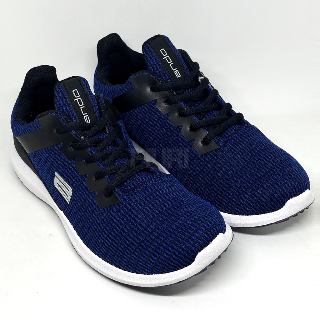 FIURI - Ando Original - FURY 38-43 Biru Navy - Sepatu Kets Pria - Sepatu Sneakers Pria - Sepatu Olahraga Sport Pria - Sepatu Casual - Sepatu Jogging Lari Fitness Gym Senam Pria - Sepatu Sekolah Bertali SMP SMA