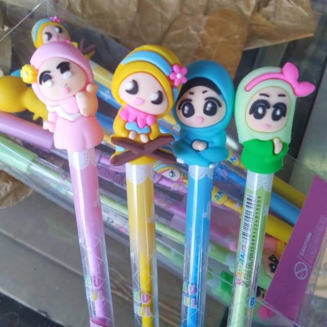 

Pulpen Beautiful Hijab Premium Fancy Gel Pen