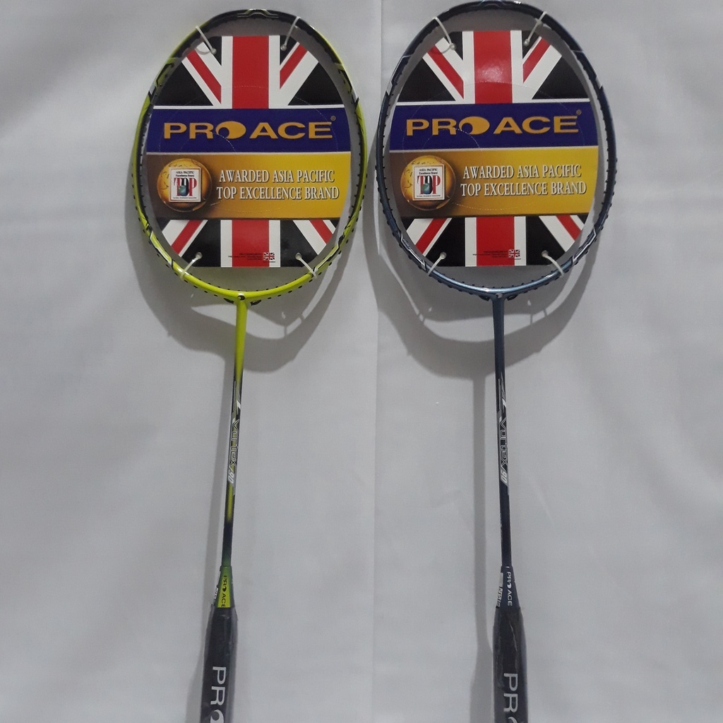 Raket Badminton Original  Pro Ace Vortex 90 Bonus Grip Hnaduk