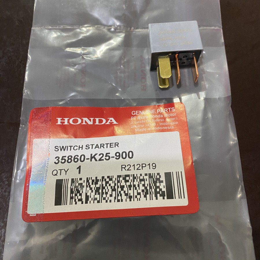 KVZ Relay Stater Starter Motor Honda Matic Beat FI F1 Pop Street Vario 110 125 ESP 150 Scoopy Spacy