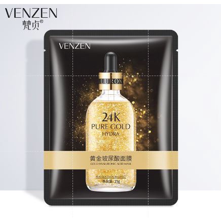 VENZEN/veze 24K Pure Gold Hyaluronic Acid Facial Mask