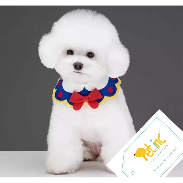 Pet 3D bib snow white