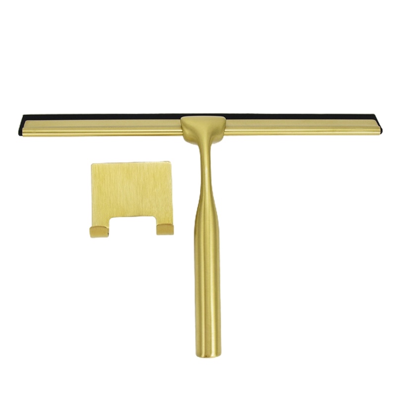 Squeegee Bahan Logam Dengan Gagang Untuk Membersihkan Kaca Jendela Kamar Tidur