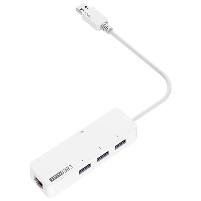 USB LAN Totolink U1003 USB 3.0 with 3-Port Hub and LAN Ethernet