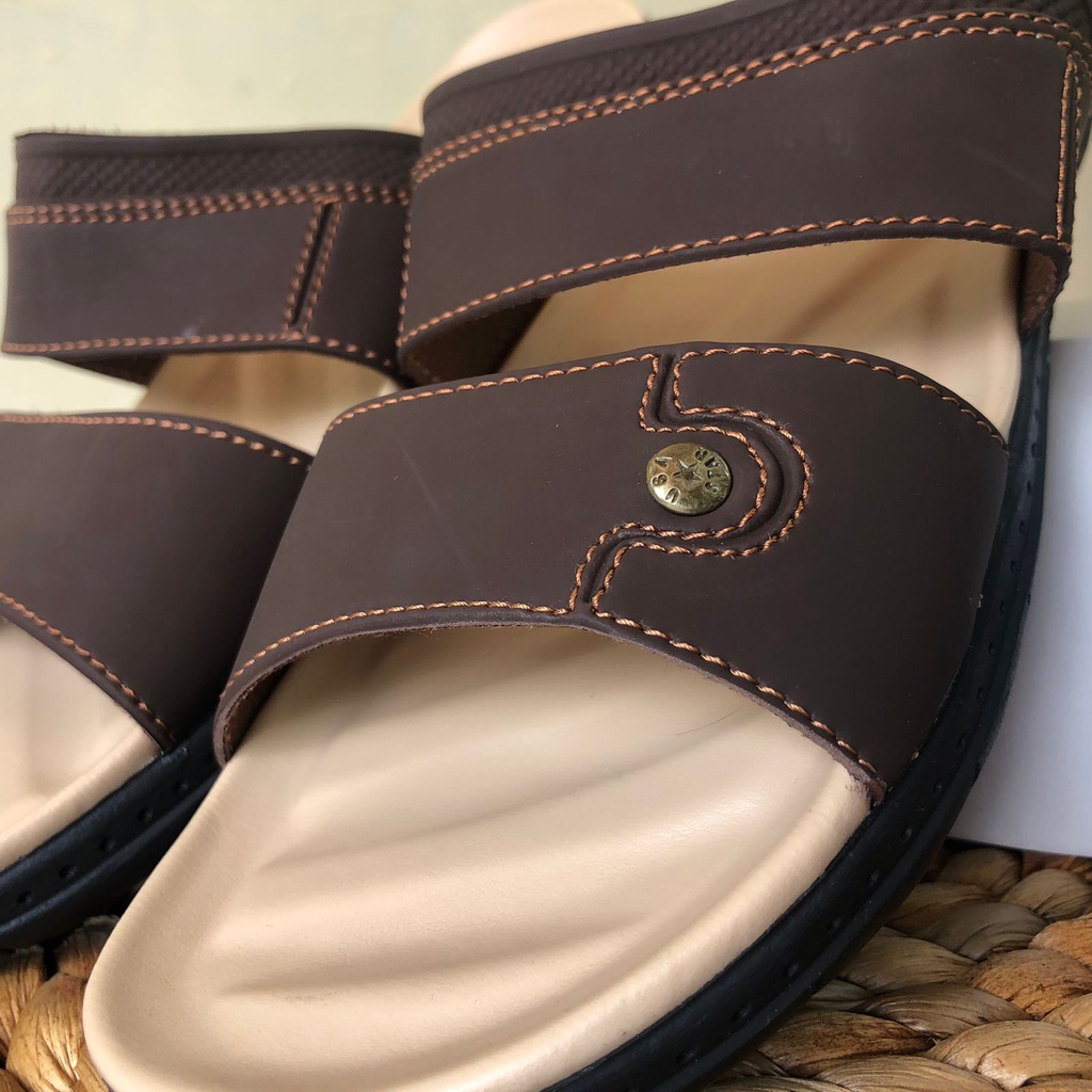 sandal slop cowok terlaris sintetis sandal karet cowok terpopuler termurah NEW ARRIVAL Sandal Selop Pria Terbaru Original Slip on Cowok Slide Sandal Kulit Pria Terlaris Sesuai Foto Sandal Selop di Jamin Berkualitas. Sandal Pria Fashion Sendal Pria murah o