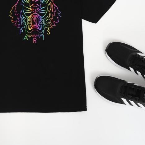 KAOS BAJU TSHIRT ICONIC TIGER KENZO PRIA WANITA COMBED 30S - maroon, S