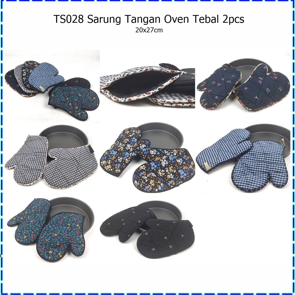 TS028 Sarung Tangan Oven Tebal 2pcs