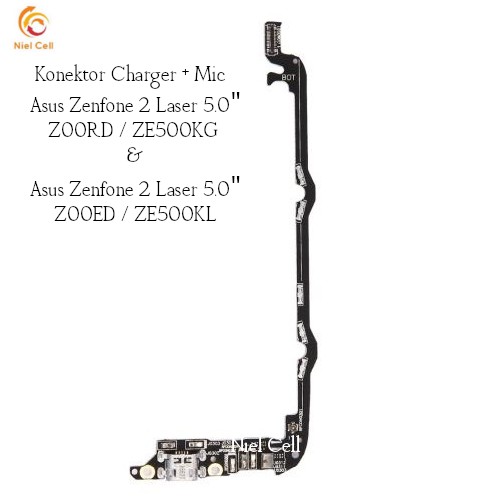 Konektor Charger Mic Asus Zenfone 2 Laser Z00RD ZE500KG Z00ED ZE500KL