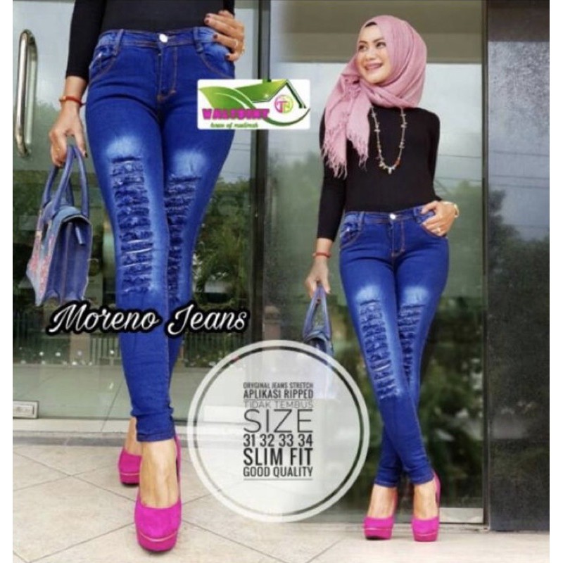 MORENO JEANS | JEANS SOBEK TIDAK TEMBUS