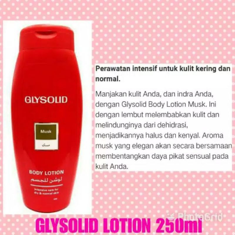 Body Lotion Glysolid
