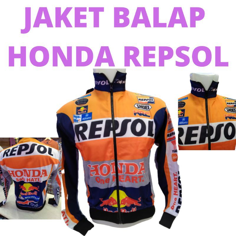 JAKET BALAP MOTOGP - JAKET REPSOL HONDA - JAKET SUNMORI