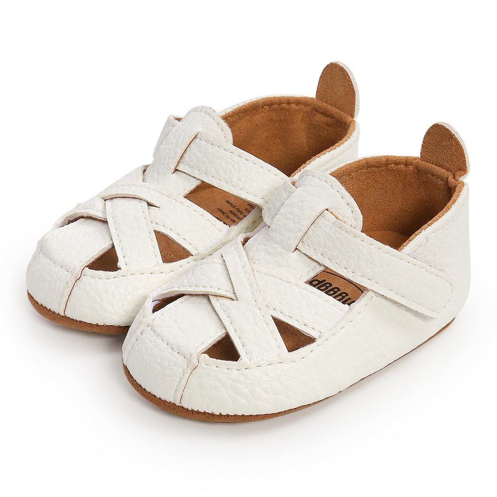 0-18m SEPATU BAYI ANAK SHOES UNISEX LAKI LAKI CASUAL GAUL RMRS RY WHITE