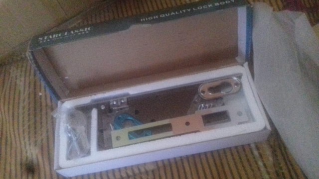 Termurah Handle Pintu Rumah Kuningan Motif Manggis 4 Pcs+body Kunci Pelor