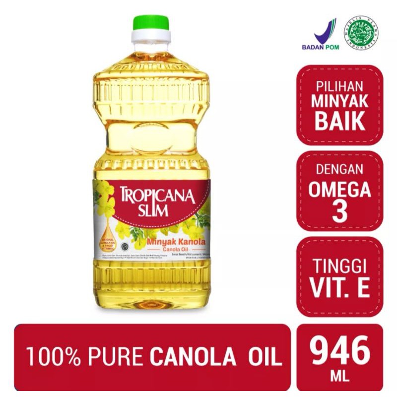 Minyak Kanola Tropicana Slim 946ml Canola Oil Indonesia