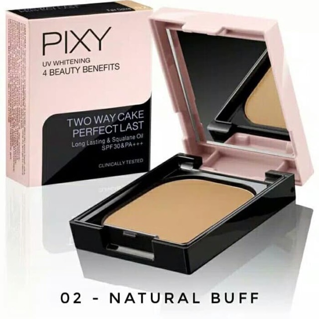 Pixy UV whitening Two Way Cake 4 beauty benefit