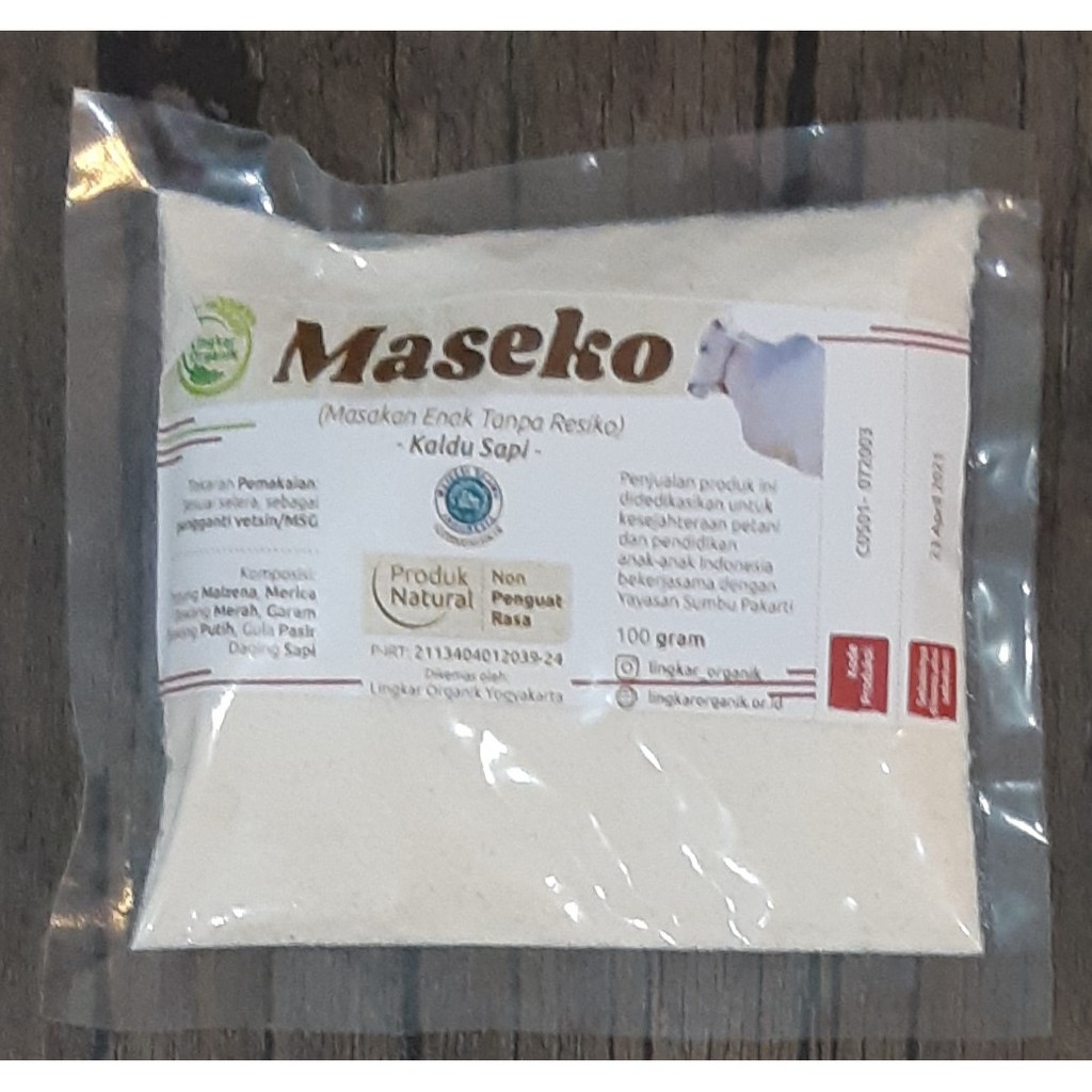 

Maseko (Masakan Enak Tanpa Resiko) - Kaldu Sapi | Pengganti Micin 100gr