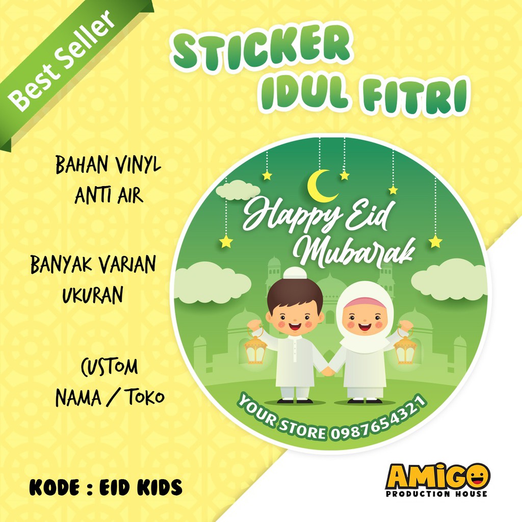

STICKER IDUL FITRI 2025 STICKER HAMPERS HARI RAYA LEBARAN STIKER PARCEL KEMASAN KUE STICKER BULAT