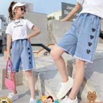 Hot pants Celana Pendek Anak Motif Love Korea Style Kekinian Berkualitas Shortpants Anak