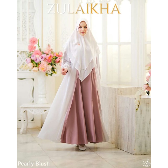 Open PO Zulaikha Dress Reborn by aden hijab (set khimar soft pad)